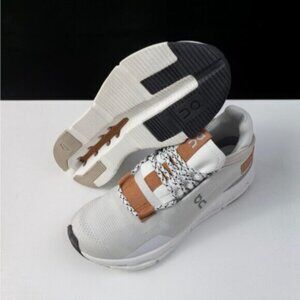 ON Running Cloudnova Women Shoes White Pearl